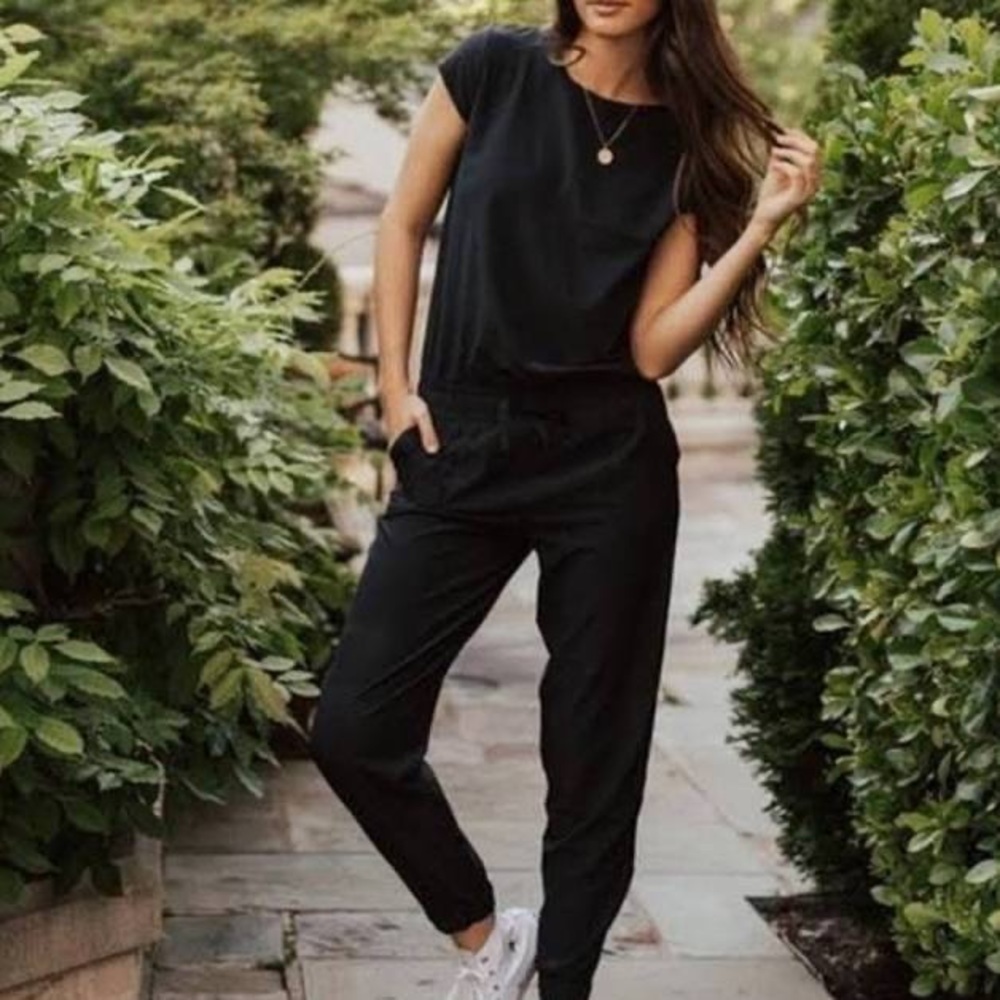 Albion fit black jumpsuit